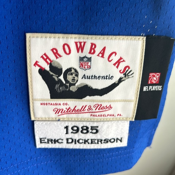 Authentic Mitchell and Ness Eric Dickerson Los Angeles Rams Jersey - Picture 3 of 5